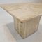 Italian Coffee Table in Travertine, 1980s 14