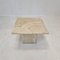 Italian Coffee Table in Travertine, 1980s, Image 3