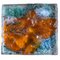 Italian Murano Glass Bas-Regilf Tile by Rubin for Costantini Forge of Angels, 1970s 1