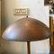 Industrial Italian Copper & Wood Table Lamp, 1950s 14