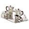 Silbernes Art Deco Kaffeeservice von Christoffle, 1920er, 5 . Set 1