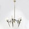 Mid-Century Sputnik Ceiling Lamp in the style of Maison Lunel, 1950s, Image 2