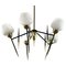 Mid-Century Sputnik Ceiling Lamp in the style of Maison Lunel, 1950s, Image 1