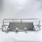 Art Deco Coat Rack Aluminium with Mirror, 1930s 2