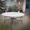 Large Brocante Round Garden Table in Natural Stone 2