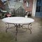 Large Brocante Round Garden Table in Natural Stone, Image 2