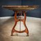 Industrial Handmade Dining Table with Machine Legs 16