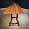 Industrial Handmade Dining Table with Machine Legs 15