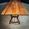 Industrial Handmade Dining Table with Machine Legs 18