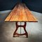 Industrial Handmade Dining Table with Machine Legs 1
