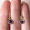Vintage Lapis Lazuli Earrings in 18k Yellow Gold, 1970s 8