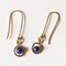 Vintage Lapis Lazuli Earrings in 18k Yellow Gold, 1970s, Image 1