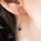 Vintage Lapis Lazuli Earrings in 18k Yellow Gold, 1970s, Image 2