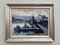 Boats, 1950s, Pastel & Gouache, Framed 1