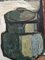 Steingut, 1950er, Öl auf Karton, gerahmt 12