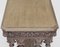 Antiker englischer Hallentisch aus gebleichter geschnitzter Eiche mit Schublade, 1890er 8