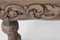 Antiker englischer Hallentisch aus gebleichter geschnitzter Eiche mit Schublade, 1890er 13