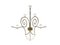 Mid-Century Italian Sconces in White Metal and Brass, Set of 2, Image 10