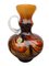 Orangefarbene Mid-Century Vase aus Opalglas von Carlo Moretti, 1970 1