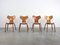 Grand Prix Dining Chairs by Arne Jacobsen for Fritz Hansen, 1967, Set of 4 1