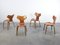 Grand Prix Dining Chairs by Arne Jacobsen for Fritz Hansen, 1967, Set of 4 5