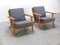 GE-290 Easy Chairs in Oak by Hans J. Wegner for Getama, 1960s, Set of 2 7