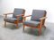 GE-290 Easy Chairs in Oak by Hans J. Wegner for Getama, 1960s, Set of 2 8