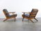 GE-290 Easy Chairs in Oak by Hans J. Wegner for Getama, 1960s, Set of 2 5