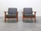GE-290 Easy Chairs in Oak by Hans J. Wegner for Getama, 1960s, Set of 2 6