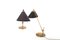 Lámparas de mesa de latón de Th. Valentiner, años 50. Juego de 2, Imagen 6
