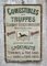 Essbare Claudot-Deschandeliers mit Werbeschild Trüffel, 1900 1