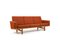 GE-236/3 Sofas aus Eiche von Hans J. Wegner für Getama, 1960er, 2er Set 2