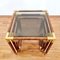 Mid-Century Italian Nesting Tables in Brass and Briarwood, 1965, Set of 3 8