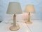 Hollywood Regency Lamps with Glass Base, 1970s, Set of 2 6