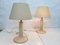 Lampes Hollywood Regency avec Socle en Verre, 1970s, Set de 2 6