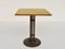 Tavolini da esterno vintage in alluminio anodizzato gialli, grigi, anni '50, set di 3, Immagine 3