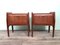 Vintage Italian Bedside Tables in Mahogany, 1950s 1