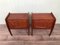 Vintage Italian Bedside Tables in Mahogany, 1950s 12