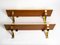 Large Italian Shelves in Wood and Goatskin in Beige from Aldo Tura, 1960s, Set of 2 7