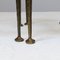Mesas alemanas vintage de bronce forjado y vidrio fundido, años 80. Juego de 3, Imagen 10