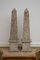 Versteinerte Obelisken aus Marmor, 1900, 2 . Set 4