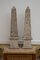 Versteinerte Obelisken aus Marmor, 1900, 2 . Set 2
