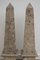 Versteinerte Obelisken aus Marmor, 1900, 2 . Set 5