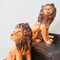 Esculturas decorativas de leones portugueses de cerámica, años 70. Juego de 2, Imagen 2