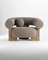 Modern Cassette Armchair in Taupe Boucle by Collector Studio, Image 1