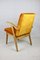 Easy Chair Orange et Jaune attribué à Mieczyslaw Puchala, 1970s 8