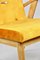 Orange & Yellow Easy Chair attributed to Mieczyslaw Puchala, 1970s 5