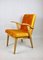 Easy Chair Orange et Jaune attribué à Mieczyslaw Puchala, 1970s 11