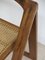 Italian Trieste Straw Chairs by Pierangela D'Aniello and Aldo Jacober for Bazzani, 1960s, Set of 4, Image 20