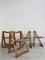 Italian Trieste Straw Chairs by Pierangela D'Aniello and Aldo Jacober for Bazzani, 1960s, Set of 4 6